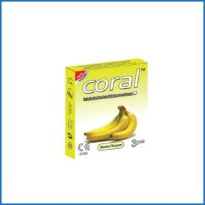 Coral Banana Flavour Condom 01