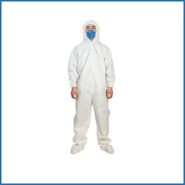 Disposable PPE Coverall Microporous Safety Protective Clothing Suit 01