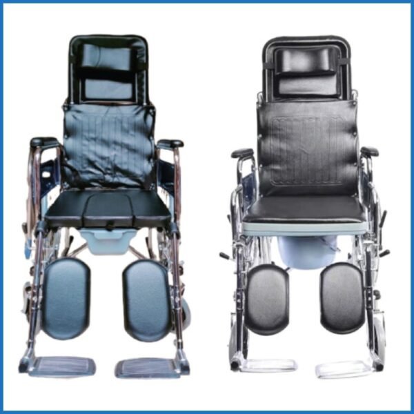 Easy Sleeping Wheelchair with Commode