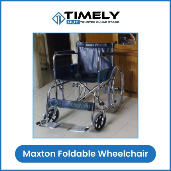 Maxton Foldable Wheelchair-TimelyHut